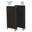 CI-CLA935-17-18 - Classic 4 Column Cast Iron Radiator H935mm x W189mm CI-CLA935-17-18 - Classic 4 Column Cast Iron Radiator H935mm x W189mm